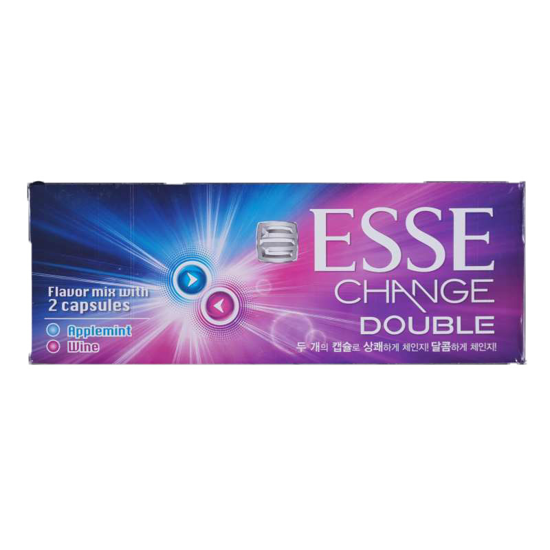 Esse change double applemint & wine - esse double clicks - filter cigarettes