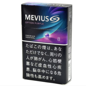 Mevius Option Purple 8 Menthol Capsule Japanese Cigarettes